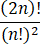 2n!/n!^2